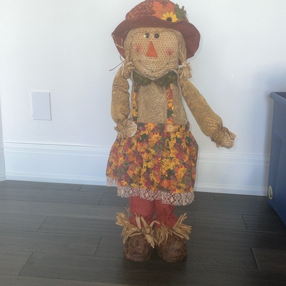 Scarecrow girl large figurine statue - Picture 1 of 10